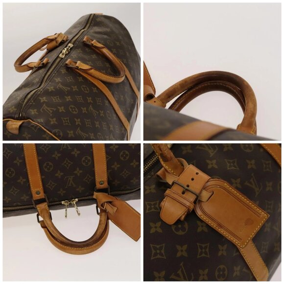 LOUIS VUITTON Monogram Keepall 55 Boston Bag M41424 LV Auth ar13730 - Picture 16 of 16